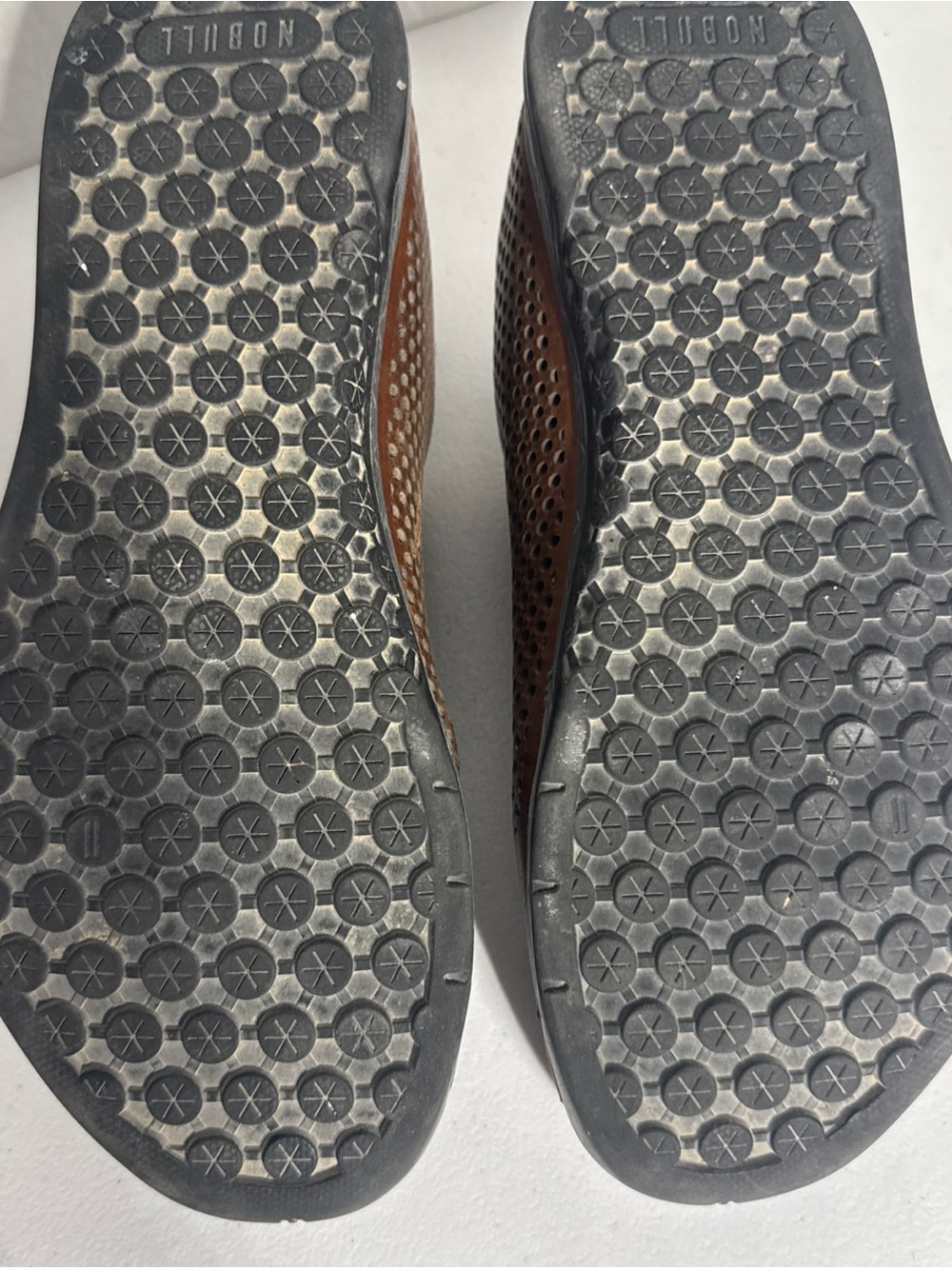 NOBULL Brown Perforated Leather Trainer - Picture 11 of 15